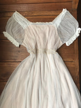 Load image into Gallery viewer, 2000’s Deadstock Ivory Cream Net Lace dress by Nataya