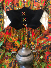 Load image into Gallery viewer, Psychedelic 1970’s vintage Tracy Petites Paisley Print dress