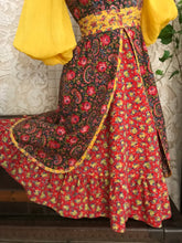 Load image into Gallery viewer, Delicious 1970’s vintage paisley floral dress by Jody T