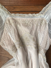 Load image into Gallery viewer, 2000’s Deadstock Ivory Cream Net Lace dress by Nataya