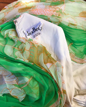 Load image into Gallery viewer, Breathtaking 1970’s vintage dress and capelet set by Jack Bryan