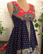 Load image into Gallery viewer, Amazing 1970's vintage paisley print dress by Denise are There
