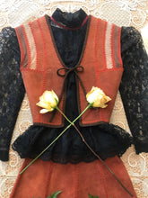 Load image into Gallery viewer, 1970’s vintage suede vest and skirt set