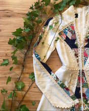 Load image into Gallery viewer, Authentic 1960’s vintage patchwork print Black Label Gunne Sax maxi dress