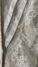 Load image into Gallery viewer, Breathtaking 1970’s Vintage White Lace Bridal Gown Wedding Dress