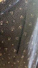 Load image into Gallery viewer, Authentic 1970’s Vintage Black Calico Gunne Sax Midi Dress