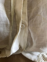 Load image into Gallery viewer, Antique Victorian embroidered eyelet corset cover