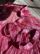 Load image into Gallery viewer, 1970’s 1980’s Vintage Magana Baptiste Lurex Chiffon Harem Pants