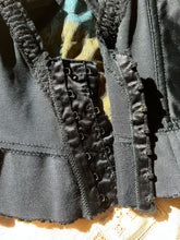 Load image into Gallery viewer, Designer 1960’s vintage Oleg Cassini Bustier Longline Bra and Garter Belt Set