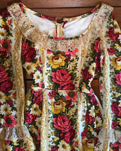 Load image into Gallery viewer, Authentic 1960’s vintage wallpaper print dress by Lorrie Deb of San Francisco