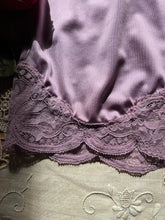 Load image into Gallery viewer, Hand Dyed 1960’s Vintage Nylon and Lace Bloomer Panty