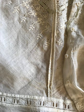 Load image into Gallery viewer, Antique Victorian embroidered eyelet corset cover