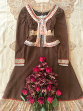 Load image into Gallery viewer, Beautiful homemade vintage Gunne Sax pattern maxi dress