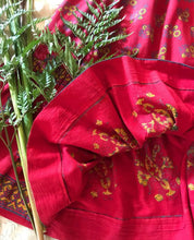 Load image into Gallery viewer, Vintage block print ballon sleeve dress