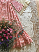 Load image into Gallery viewer, Beautiful 1960’s vintage black label Angel Sleeve Gunne Sax maxi dress