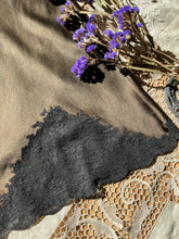 Load image into Gallery viewer, Amazing 1930’s Dark Chocolate Brown Silk Bias Cut Half Slip