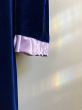 Load image into Gallery viewer, Sale~ Gorgeous 1960’s Vintage Cobalt Blue Velvet Maxi Dress