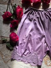Load image into Gallery viewer, Hand Dyed 1960’s Vintage Nylon and Lace Bloomer Panty