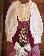 Load image into Gallery viewer, 1970’s vintage burgundy plaid dress by Vicky Vaughn