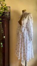 Load image into Gallery viewer, Sweet 1970’s Vintage Floral Voile Gunne Sax Blouse and Skirt Set