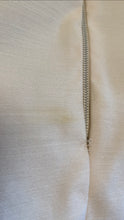 Load image into Gallery viewer, 1960’s Vintage Ivory Linen and Fern Lace Shift Dress and Trained Vest Bridal Set