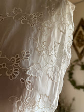 Load image into Gallery viewer, 1950’s Vintage White Nylon and Eyelet Lace Nightgown by Carters