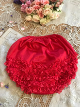Load image into Gallery viewer, Darling 1970’s vintage red ruffle panties by Fantasia
