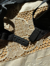 Load image into Gallery viewer, Perfect 1950’s Vintage Black Satin Bullet Bra - Flexaire by Flexees