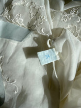 Load image into Gallery viewer, 1950’s Vintage White Nylon and Eyelet Lace Nightgown by Carters