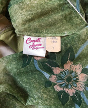 Load image into Gallery viewer, Sale~ 1970’s Vintage moss green Candi Jones maxi dress