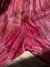 Load image into Gallery viewer, 1970’s 1980’s Vintage Magana Baptiste Lurex Chiffon Harem Pants