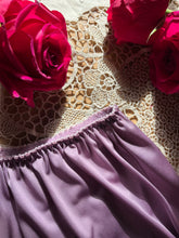 Load image into Gallery viewer, Hand Dyed 1960’s Vintage Nylon and Lace Bloomer Panty