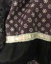 Load image into Gallery viewer, Authentic 1970’s Vintage Black Calico and Velveteen Gunne Sax Dress