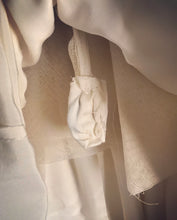 Load image into Gallery viewer, Beautiful antique white silk bridal gown