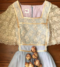 Load image into Gallery viewer, 1970's vintage Lilac blue Candi Jones maxi sundress