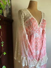 Load image into Gallery viewer, Beautiful 1960’s vintage black label Angel Sleeve Gunne Sax maxi dress