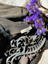 Load image into Gallery viewer, Amazing 1930’s Dark Chocolate Brown Silk Bias Cut Half Slip