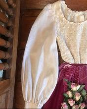 Load image into Gallery viewer, 1970’s vintage burgundy plaid dress by Vicky Vaughn