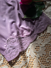 Load image into Gallery viewer, Hand Dyed 1960’s Vintage Nylon and Lace Bloomer Panty