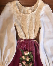 Load image into Gallery viewer, 1970’s vintage burgundy plaid dress by Vicky Vaughn