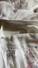 Load image into Gallery viewer, Sweet 1970’s Vintage Floral Voile Gunne Sax Blouse and Skirt Set