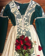 Load image into Gallery viewer, Authentic 1960’s vintage Evergreen Black Label Gunne Sax Maxi Dress