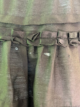 Load image into Gallery viewer, Outrageous 1970’s Vintage Black Cotton Ruffle Dress by Fernando Huertas