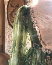 Load image into Gallery viewer, Sale~ 1970’s Vintage moss green Candi Jones maxi dress