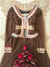 Load image into Gallery viewer, Beautiful homemade vintage Gunne Sax pattern maxi dress