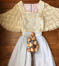 Load image into Gallery viewer, 1970's vintage Lilac blue Candi Jones maxi sundress