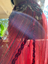 Load image into Gallery viewer, 1970’s 1980’s Vintage Magana Baptiste Lurex Chiffon and Sequin Harem Pants