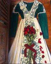 Load image into Gallery viewer, Authentic 1960’s vintage Evergreen Black Label Gunne Sax Maxi Dress