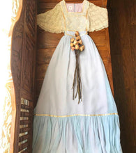 Load image into Gallery viewer, 1970's vintage Lilac blue Candi Jones maxi sundress