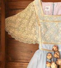 Load image into Gallery viewer, 1970's vintage Lilac blue Candi Jones maxi sundress